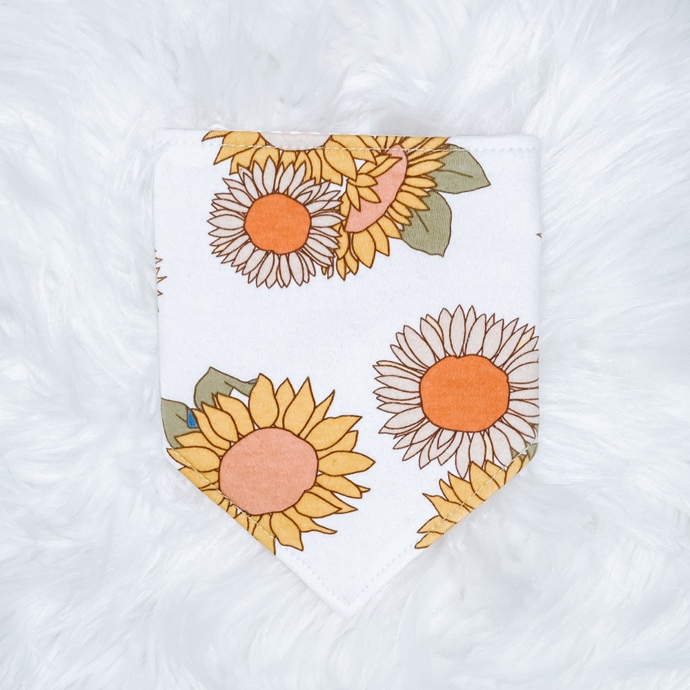 Sunflowers dog OR cat bandana